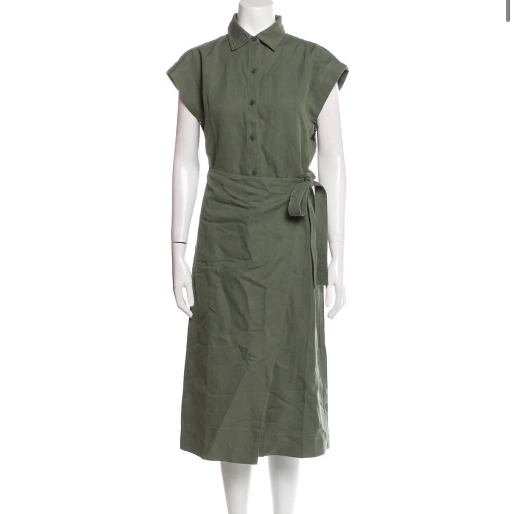 Apiece Apart Sage Green Midi Dress